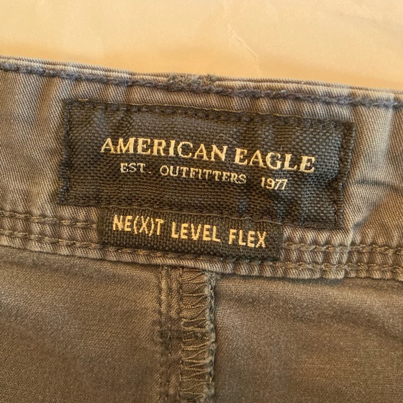 Men's American Eagle Next Level Flex Classic blue gray chino shorts size 46 - Picture 9 of 9